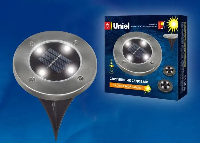 Светильник на солнечных батареях (UL-00004274) Uniel Functional USL-F-171/PT130 Inground USL-F-171/PT130 Inground