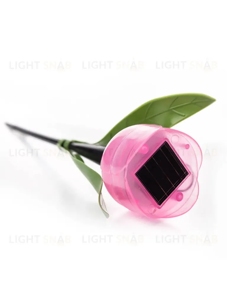 Светильник на солнечных батареях (UL-00004276) Uniel Promo USL-C-451/PT305 Pink Tulip USL-C-451/PT305 Pink Tulip