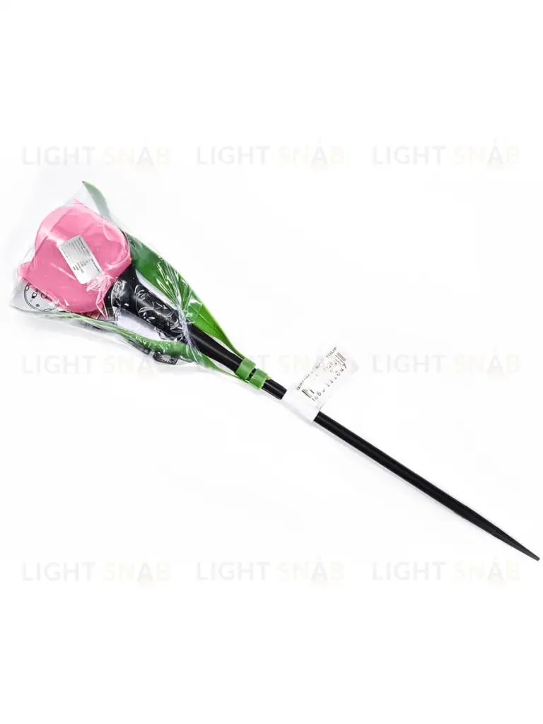 Светильник на солнечных батареях (UL-00004276) Uniel Promo USL-C-451/PT305 Pink Tulip USL-C-451/PT305 Pink Tulip