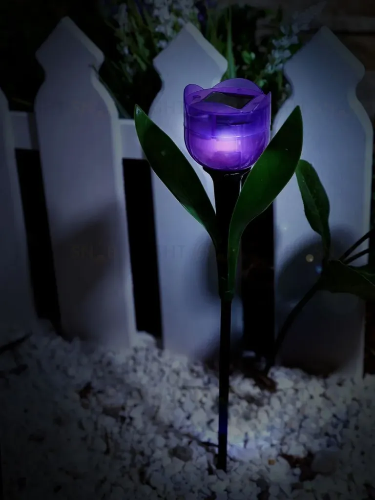 Светильник на солнечных батареях (UL-00004278) Uniel Promo USL-C-453/PT305 Purple Tulip USL-C-453/PT305 Purple Tulip