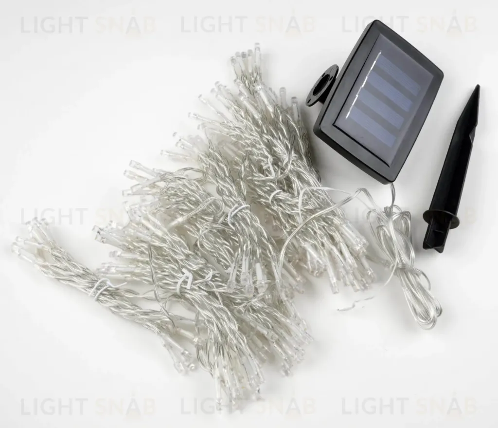 Гирлянда на солнечных батареях (UL-00006538) Uniel Занавес USL-S-131/PT1515 Warm White Curtain USL-S-131/PT1515 Warm White Curtain