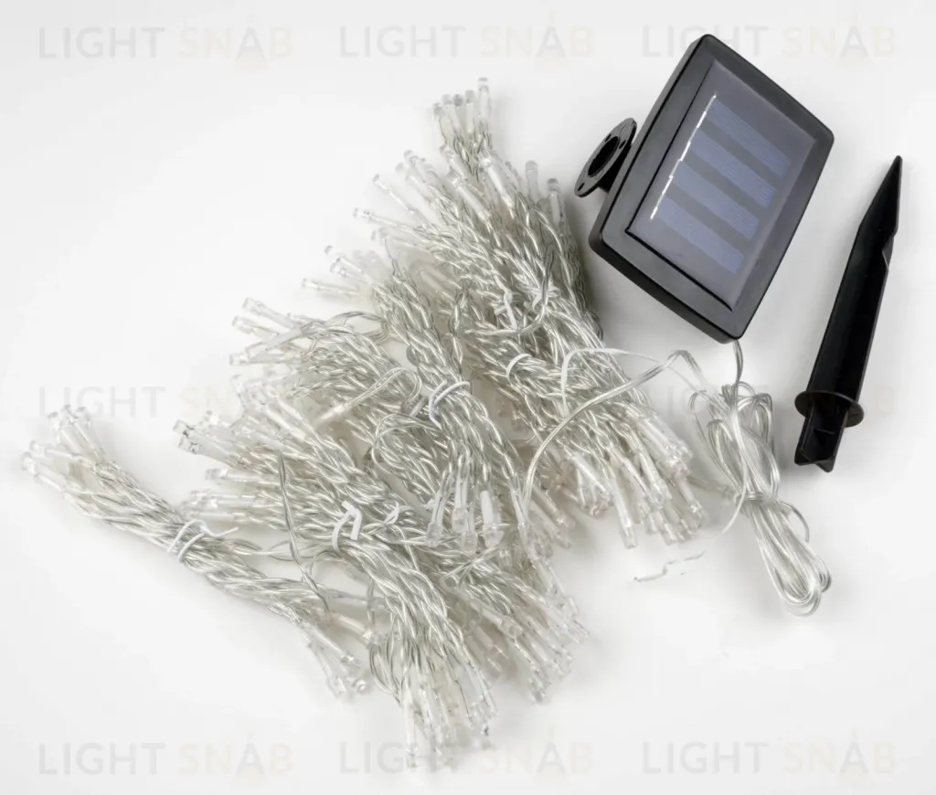Гирлянда на солнечных батареях (UL-00006539) Uniel Занавес USL-S-132/PT1515 Multicolor Curtain USL-S-132/PT1515 Multicolor Curtain