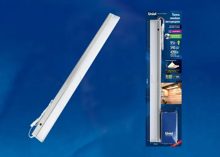 Мебельный светодиодный светильник (UL-00002883) Uniel ULI-F41-5,5W/4200K/DIM Sensor IP20 Silver ULI-F41-5,5W/4200K/DIM Sensor IP20 Silver