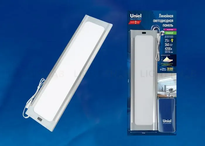 Мебельный светодиодный светильник (UL-00002884) Uniel ULI-F41-9,5W4200K/DIM Sensor IP20 Silver ULI-F41-9,5W4200K/DIM Sensor IP20 Silver