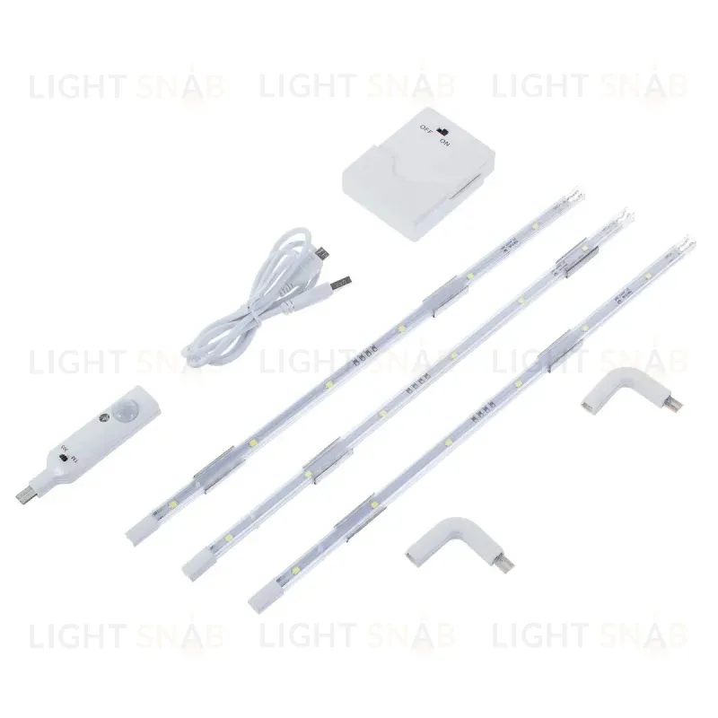 Мебельный светодиодный светильник (UL-00002889) Uniel ULM-F42-3W/4200K Sensor IP20 White ULM-F42-3W/4200K Sensor IP20 White