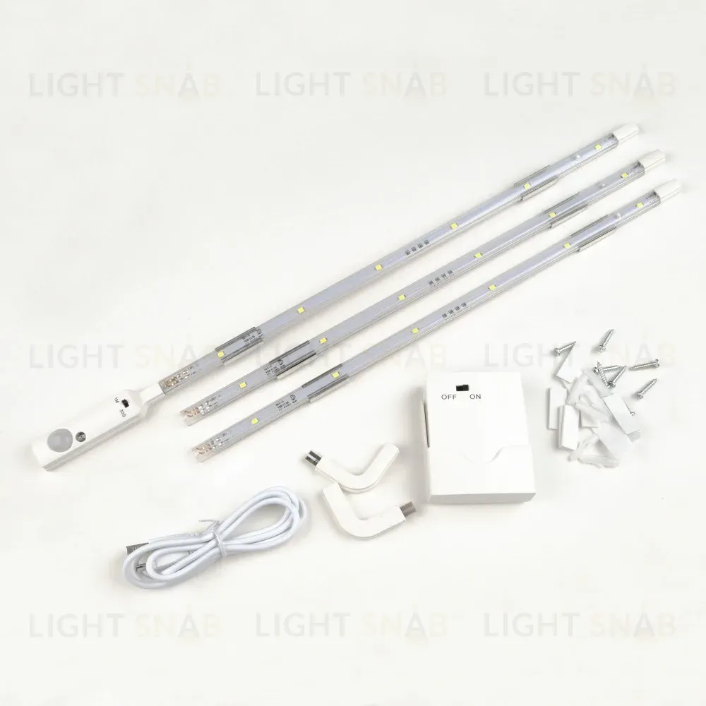 Мебельный светодиодный светильник (UL-00002889) Uniel ULM-F42-3W/4200K Sensor IP20 White ULM-F42-3W/4200K Sensor IP20 White