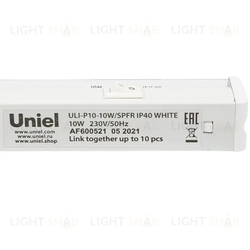 Настенный светодиодный светильник (UL-00002257) Uniel ULI-P10-10W/SPFR IP40 White ULI-P10-10W/SPFR IP40 White