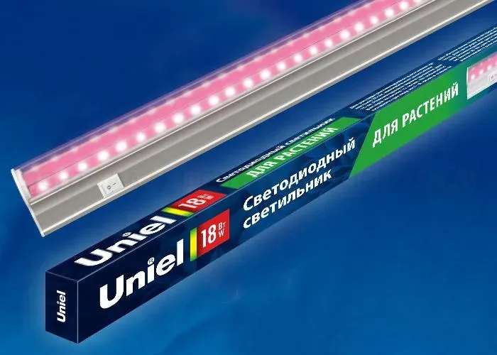 Линейный светодиодный светильник для растений (UL-00002992) Uniel ULI-P20-18W/SPSB IP40 White ULI-P20-18W/SPSB IP40 White