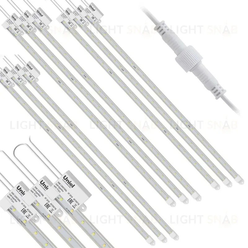 Светодиодный светильник для растений (UL-00003852) Uniel ULY-P90-10W/SPFR/K IP65 AC220V Clear KIT09 ULY-P90-10W/SPFR/K IP65 AC220V Clear KIT09