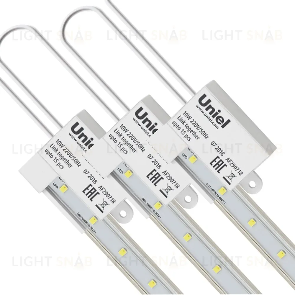 Светодиодный светильник для растений (UL-00003852) Uniel ULY-P90-10W/SPFR/K IP65 AC220V Clear KIT09 ULY-P90-10W/SPFR/K IP65 AC220V Clear KIT09