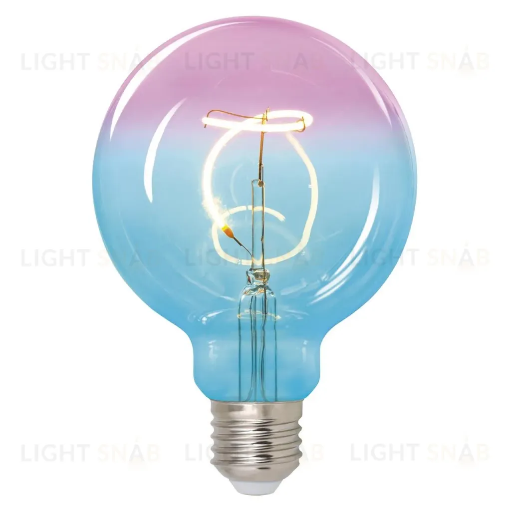 Лампа светодиодная филаментная (UL-00005892) Uniel E27 4W 2250K синяя LED-SF01-4W/Soho/E27/CW BLue/Wine GLS77TR LED-SF01-4W/Soho/E27/CW BLue/Wine GLS77TR