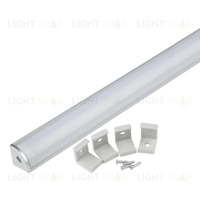 Профиль (UL-00005028) Uniel UFE-K06 Silver/Frozen 200 Polybag UFE-K06 Silver/Frozen 200 Polybag