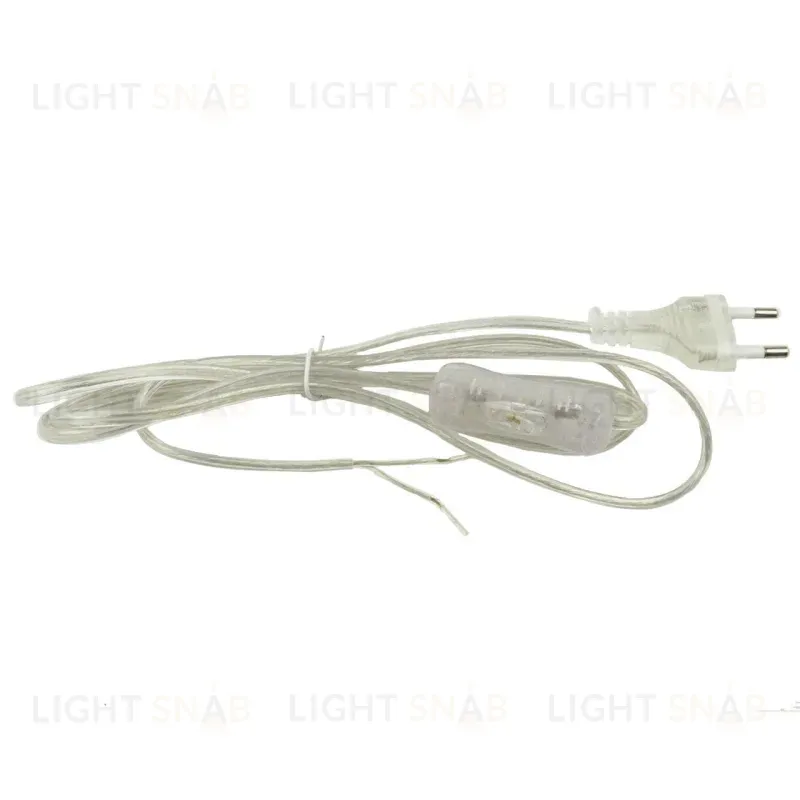 Шнур сетевой с вилкой и выключателем (UL-00004433) Uniel UCX-C11/02A-170 Clear UCX-C11/02A-170 Clear