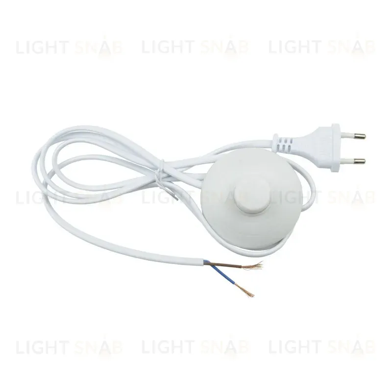Шнур сетевой с вилкой и выключателем (UL-00004434) Uniel UCX-C20/02A-170 White UCX-C20/02A-170 White