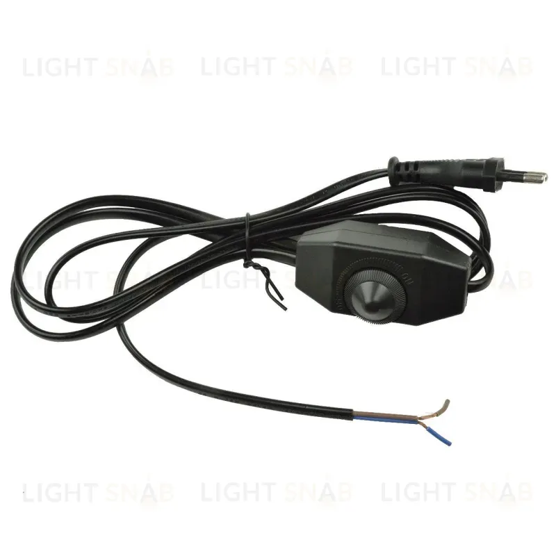 Шнур сетевой с вилкой и выключателем (UL-00004438) Uniel UCX-C30/02A-170 Black UCX-C30/02A-170 Black