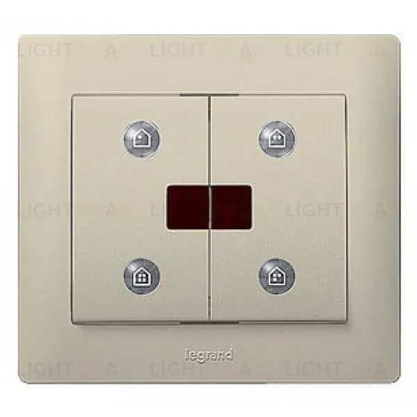 Лицевая панель Legrand Galea Life сценарного выключателя IN ONE титановая 771493 771493