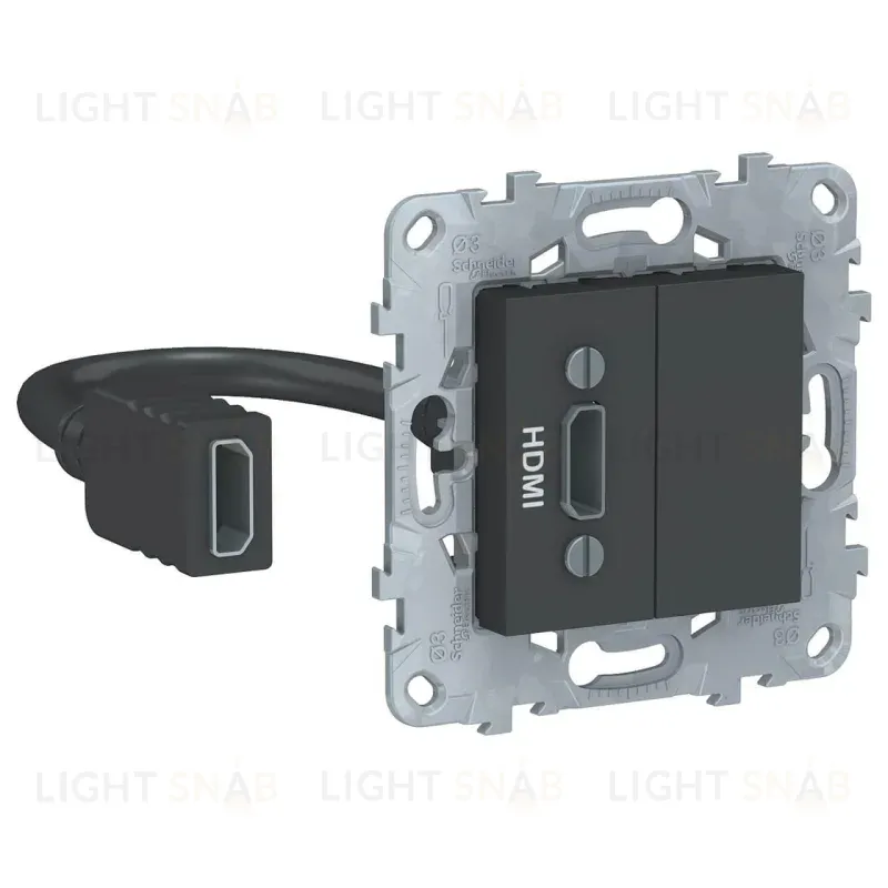 Розетка компьютерная HDMI Schneider Electric Unica New NU543054 NU543054