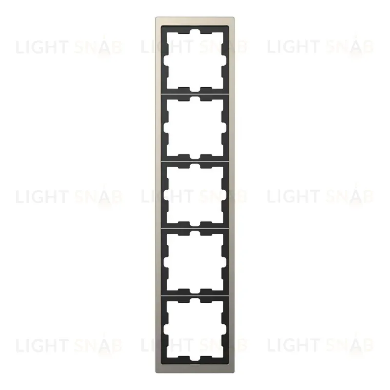 Рамка 5-постовая Schneider Electric Merten D-Life MTN4050-6550 MTN4050-6550