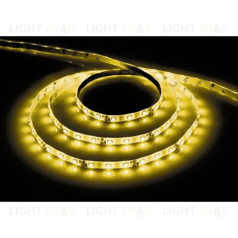 Светодиодная влагозащищенная лента Feron 4,8W/m 60LED/m 2835SMD желтый 5M LS604 27674 27674