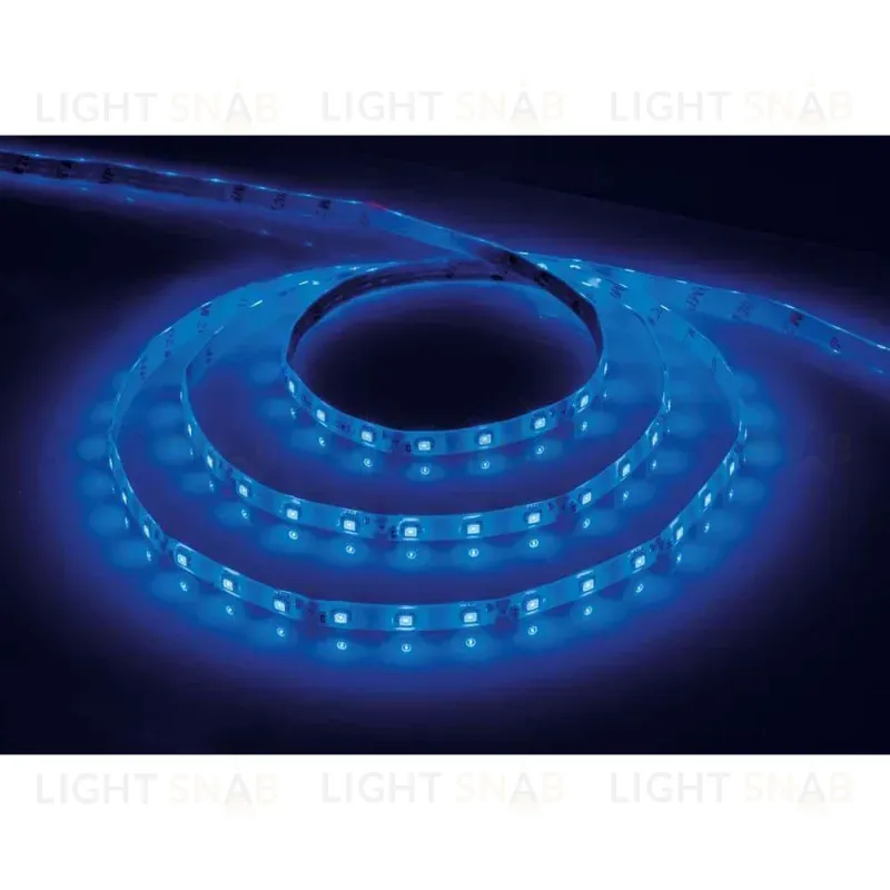 Светодиодная влагозащищенная лента Feron 4,8W/m 60LED/m 2835SMD синий 5M LS604 27677 27677