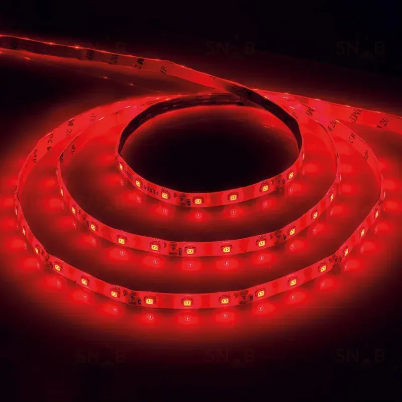 Светодиодная лента Feron 4,8W/m 60LED/m 2835SMD красный 5M LS603 27672 27672