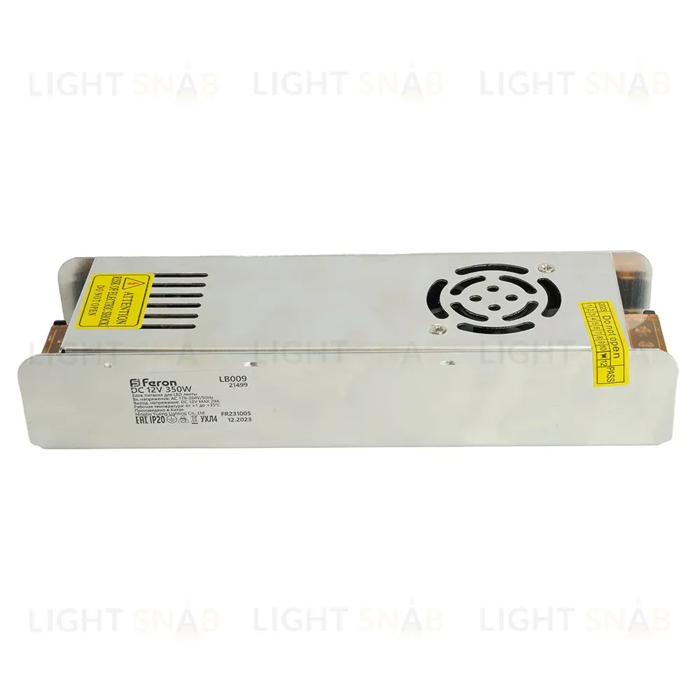 Блок питания для светодиодной ленты Feron LB009 12V 350W IP20 29A 21499 21499