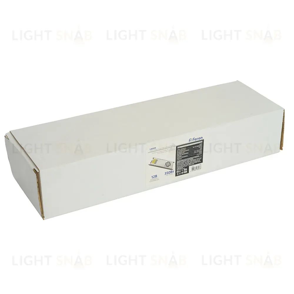 Блок питания для светодиодной ленты Feron LB009 12V 350W IP20 29A 21499 21499