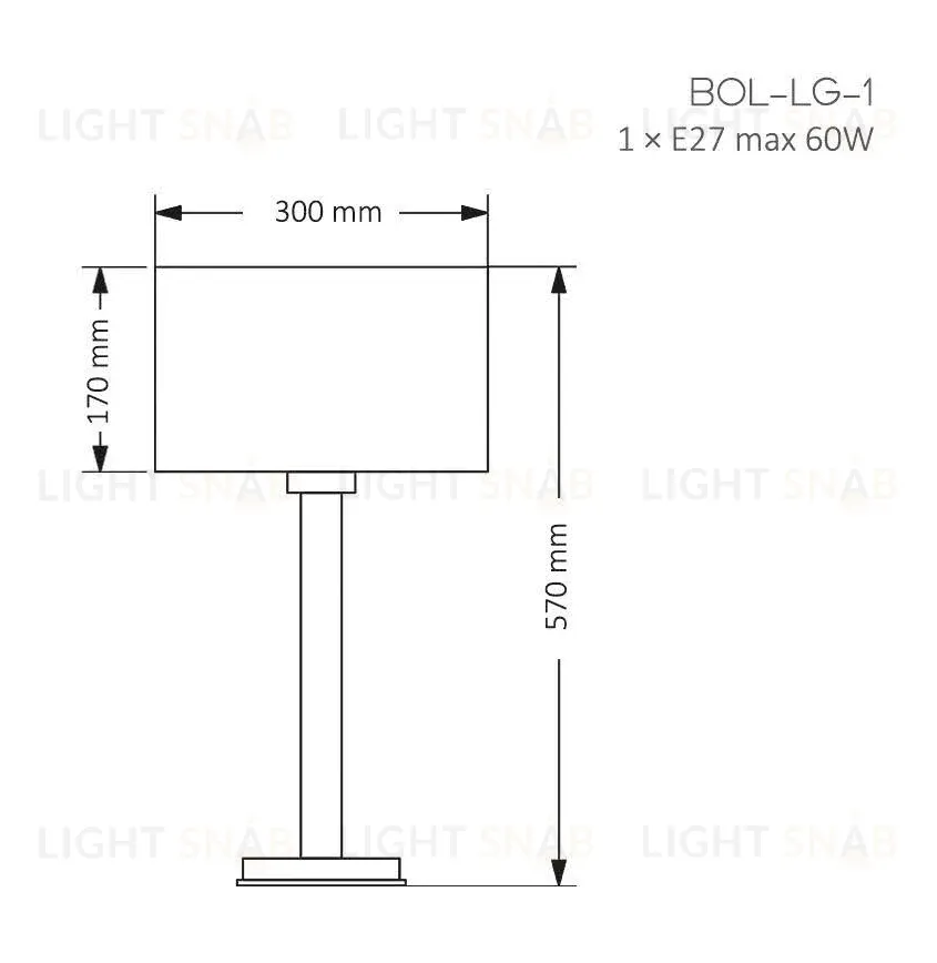 Настольная лампа Kutek Mood Bolt BOL-LG-1 (N) BOL-LG-1(N)