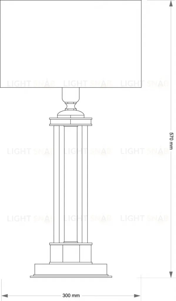 Настольная лампа Kutek Decor Abazur DEC-LG-1(P/A) DEC-LG-1(P/A)