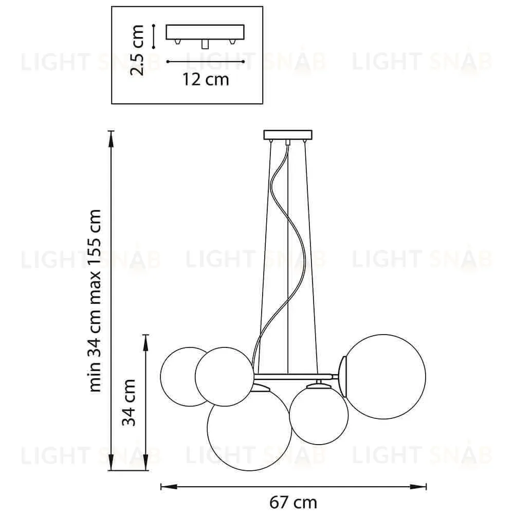 Подвесная люстра Lightstar 815051 815051