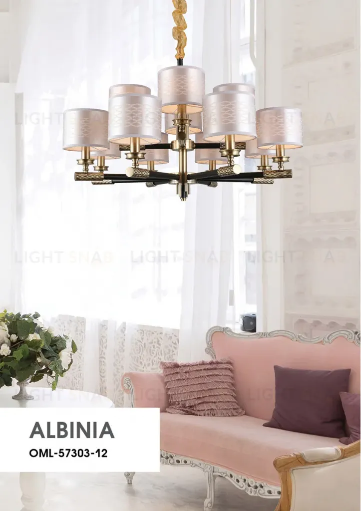 Подвесная люстра Omnilux OML-57303-12 OML-57303-12