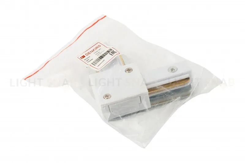 Коннектор L-образный Denkirs DK Track White TR1102-WH TR1102-WH