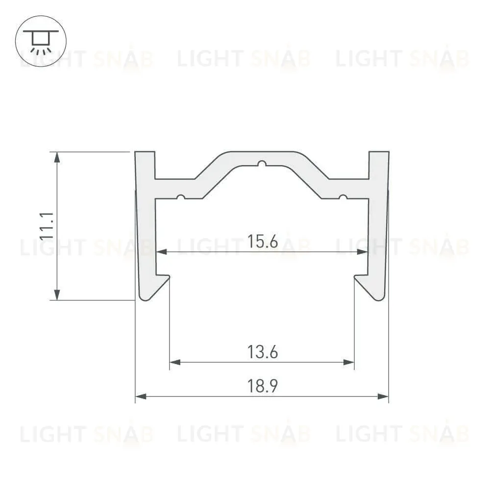Профиль Arlight ARH-CH15 027091 027091