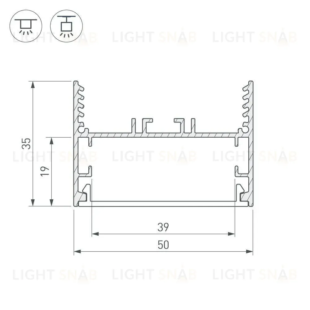 Профиль Arlight SL-LINE 029040 029040