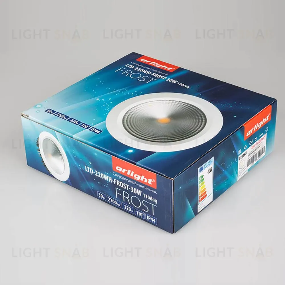 Встраиваемый светодиодный светильник Arlight LTD-220WH-Frost-30W Day White 021498 021498