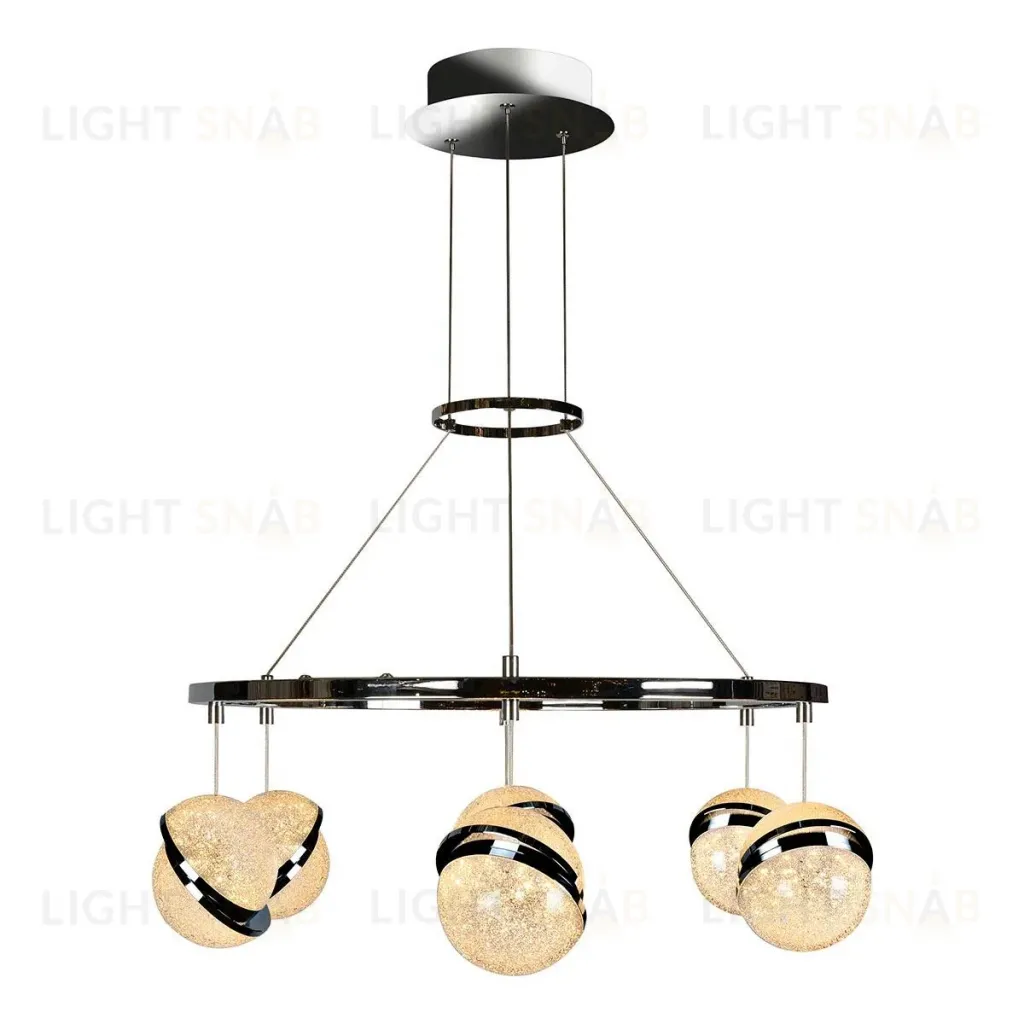 Подвесная светодиодная люстра iLedex CRystal Ball C4474-6 CR C4474-6 CR