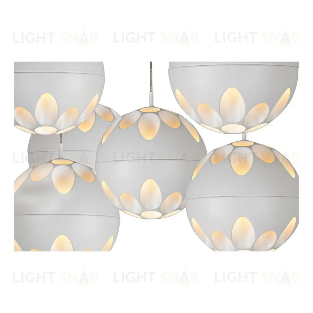 Подвесная светодиодная люстра iLedex Mob P1009-6 WH P1009-6 WH