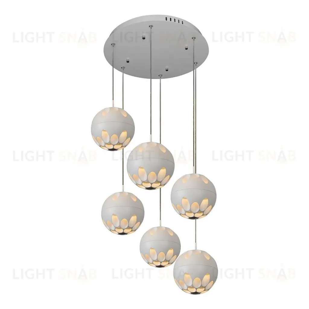 Подвесная светодиодная люстра iLedex Mob P1009-6 WH P1009-6 WH