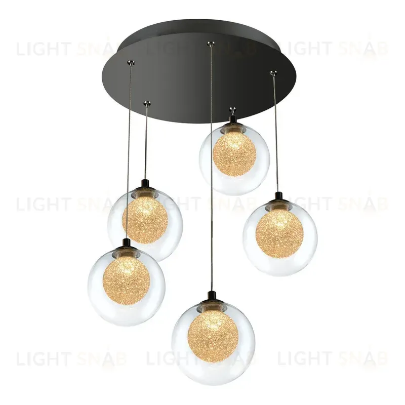 Подвесная светодиодная люстра iLedex Oblivion C4457-5R CR C4457-5R CR
