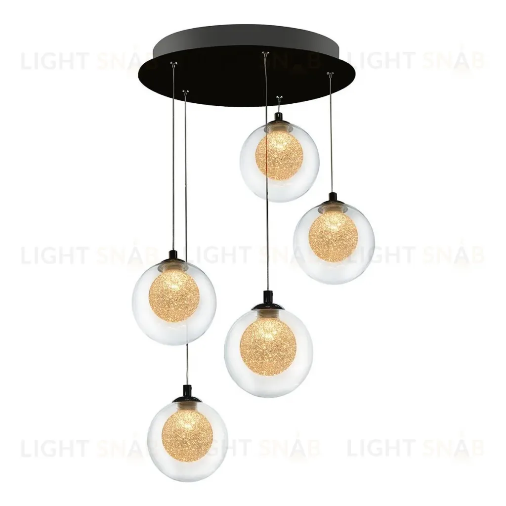 Подвесная светодиодная люстра iLedex Oblivion C4457-5R CR C4457-5R CR