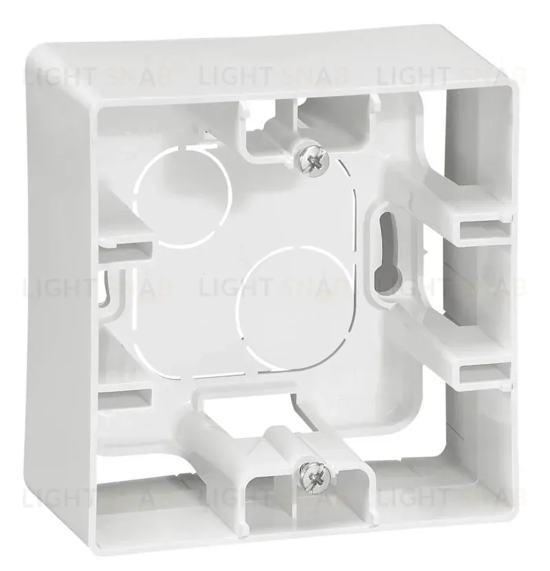 Коробка для накладного монтажа 1-постовая Legrand Etika белая 672510 672510