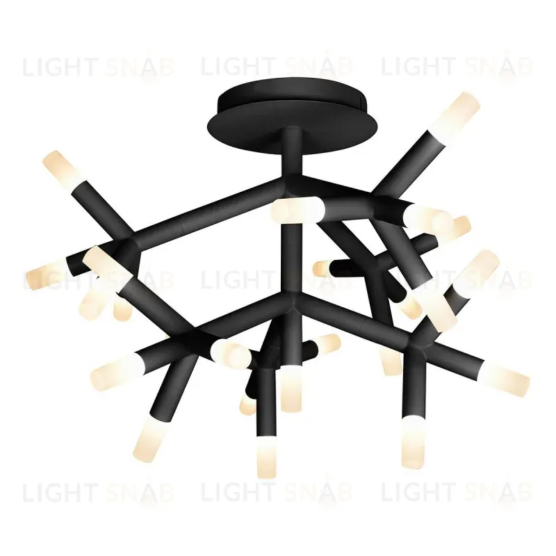 Потолочная светодиодная люстра iLedex Savage FS-017-X25 BK FS-017-X25 BK