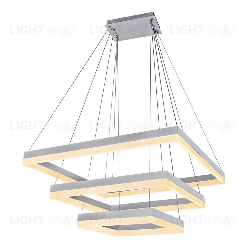 Подвесной светодиодный светильник iLedex Twins D0319-3 (400X600X800) WH D0319-3 (400X600X800) WH