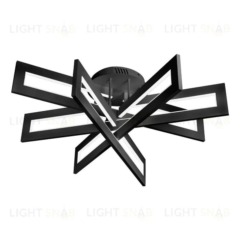 Потолочный светодиодный светильник iLedex Stalker 9082-R800-X 128W BK 9082-R800-X 128W BK