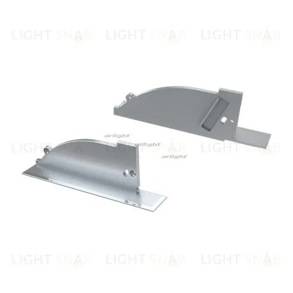 Заглушка Arlight 026792 для ALM-ARC-SINGLE серая правая с отверстием 026792