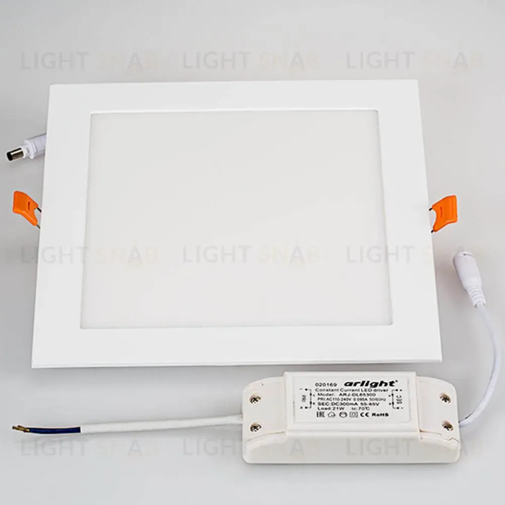 Встраиваемый светодиодный светильник Arlight DL-225x225M-21W Day White 020136 020136