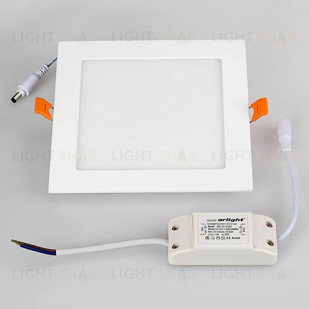 Встраиваемый светодиодный светильник Arlight DL-172x172M-15W Warm White 020133 020133