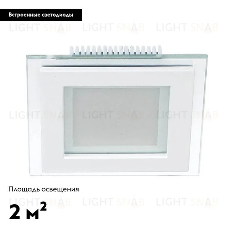 Встраиваемый светодиодный светильник Arlight LT-S96x96WH 6W Day White 014934 014934