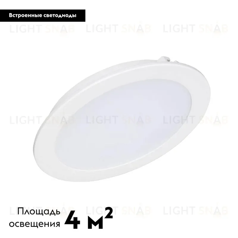 Встраиваемый светодиодный светильник Arlight DL-BL145-12W Day White 021437 021437