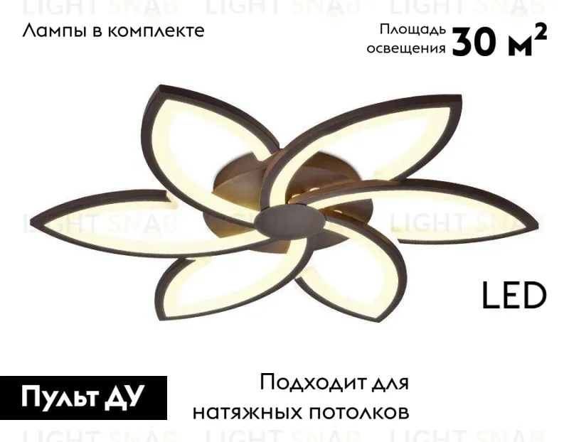 Потолочная светодиодная люстра Ambrella Light Acrylica Original FA447 FA447